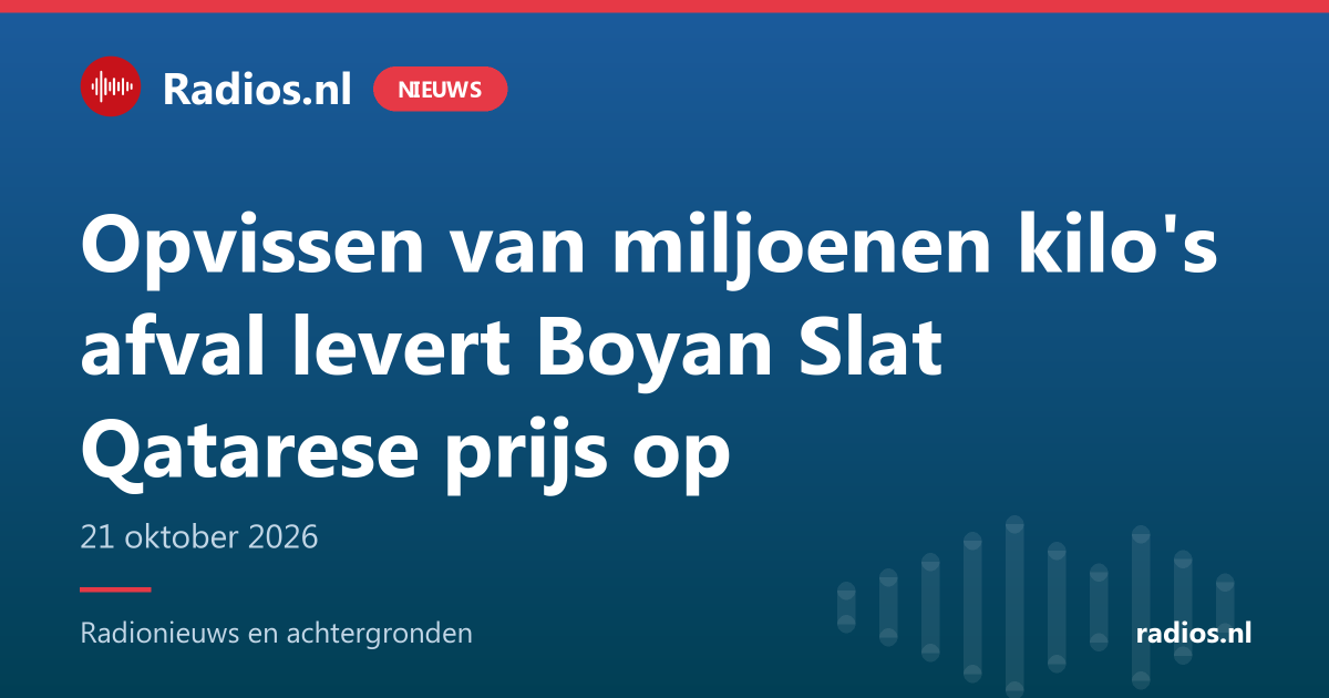 Boyan Slat receives International energy award in Qatar